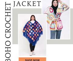 Mini Apparels' Boho Crochet Jacket: A Must-Have for Free-Spirited Fashion