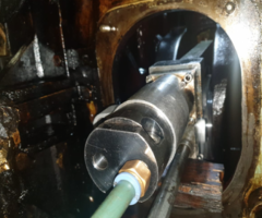 Grinding Equipment for Repairing Vessel Crankshaft