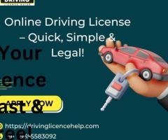 Online Driving License – Quick, Simple & Legal!