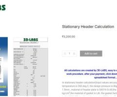 stationary header calculation