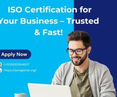 ISO Certification for Your Business – Trusted & Fast!