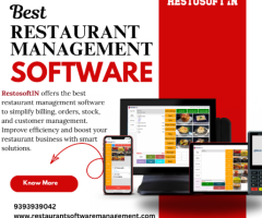 Best Restaurant Management Software- RestosoftIn