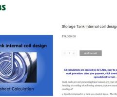 storage tank internal coil design