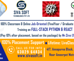 Classroom & Online Master Full-Stack Python (AI+DSA) with AWS, GCP,React