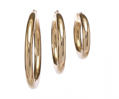The Erin Hoops - Customized Earrings - the 10jewelry