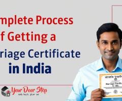 The Complete Process of Getting a Marriage Certificate in India | Your Door Step