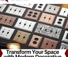 Transform Your Space with Modern Decorative Switch Plates