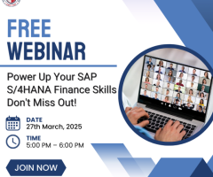 Join Our Free SAP S/4HANA Finance Webinar—March 27th, 2025!