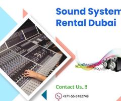 Need a DJ Sound System for Your Party? Rent Now in Dubai!