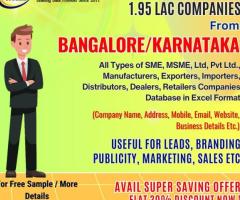 Download the List of Companies in Bangalore (Excel Format)