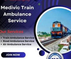 Medivic train ambulance in Allahabad is always ready to treat patients