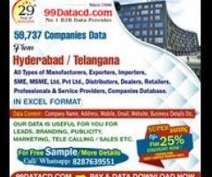 Top Hyderabad Companies list - 99Datacd