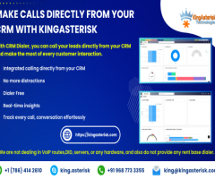 Make calls directly from your CRM with Kingasterisk