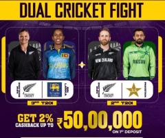 Earn Cashback on Dual Cricket T20 Fights – New Zealand vs Sri Lanka & Pakistan!