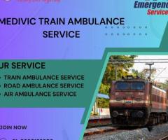 Medivic train ambulance service in Jamshedpur is very beneficial for patients