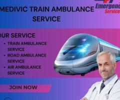 Book Medivic Train Ambulance Service in Lucknow for any medical problem