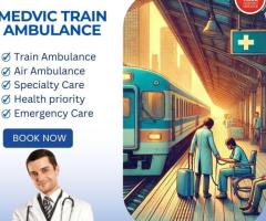 Use Medivic Train Ambulance Service in Ranchi for emergency medical transfer