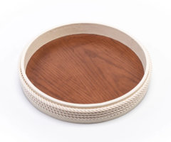 Handcrafted Wooden Serving Tray – Timeless Elegance for Every Occasion