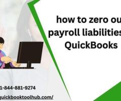 How to zero out payroll liabilities in QuickBooks