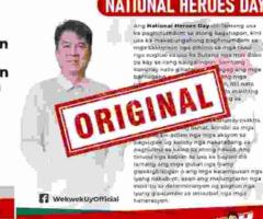 Official Statement by Ernest Oliver 'Wekwek' Uy Regarding Fake Facebook Post