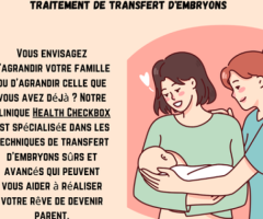 Traitement de transfert d'embryons | Health checkbox