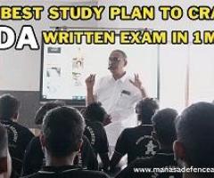 BEST STUDY PLAN TO CRACK NDA  WRITTEN EXAM IN 1 MONTH