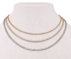 The Dvora Tennis Necklace - Custom Necklace - the 10jewelry