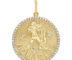 The Deanna Zodiac Pendant - Custom Pendants and Charm - the 10jewelry