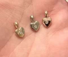 The Mini Heart Charm - Custom Pendants And Charms - the 10jewelry
