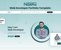 NextGenAppsPro - Elementor Portfolio Template for Developers - DesignToCodes