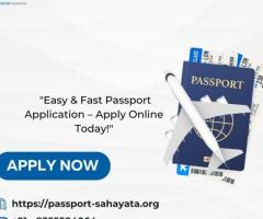 "Easy & Fast Passport Application – Apply Online Today!"