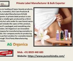Private Label Manufacturer & Bulk Exporter