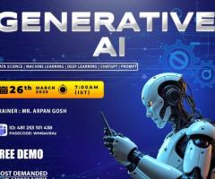 Generative AI Training | Free Demo on 26th March