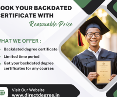 How to get a backdated degree?