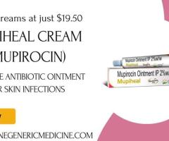 Buy Mupiheal (Mupirocin Ointment) for Antibacterial Treatment | Available at OnlineGenericMedieine