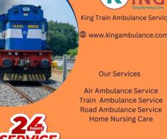 King offers Fully Customizable Train Ambulance Services in Jabalpur for Patients