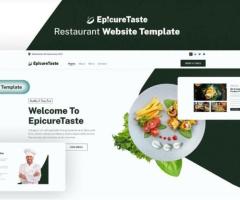 EpicureTaste - Premium Restaurant Elementor Website Template - DesignToCodes