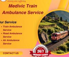 Medivic Train Ambulance in Raipur provides Accurate Diagnosis during Transfer