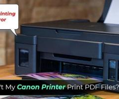 Canon Printer Print PDF Files