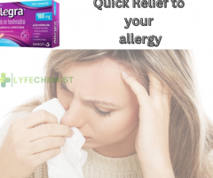 Best Medicine for Allergy; Use Allegra 180mg
