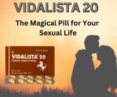 Vidalista 20 The Weekend Pill| Best Medicine for Erectile Dysfunction Vidalista 20mg