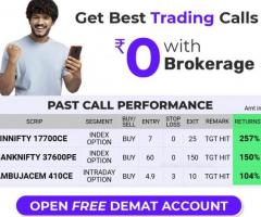 Get Best Trading Calls with Zero Brokerage