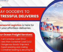 Trusted and Affordable Ocean Freight Forwarder in Canada
