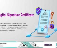 Digital Signature Certificate Service