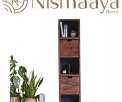 Unleash Style and Functionality with our Wooden Wall Shelves for the Living Room - 1