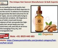 The Unique Hair Serum Manufacturer & Bulk Exporter