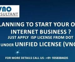 DoT VNO License Consultant in india for ISP, Access Services, NLD and ILD License approval