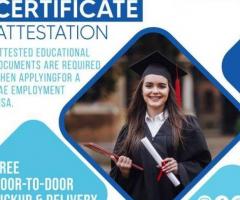 Degree certificate attestation