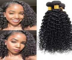 Buy Kinky Curl Non Remy Human Hair Extensions Online