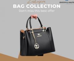 Shop online leather shoulder bag for women
